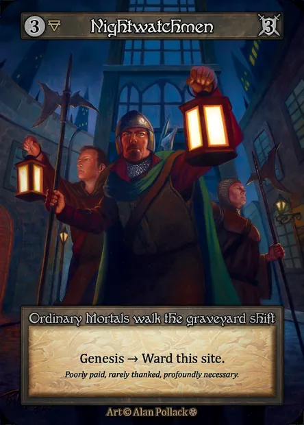 Nightwatchmen, carte Sorcery GOT 132 — extension Gothic