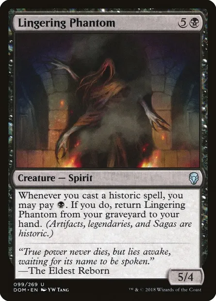Lingering Phantom, Magic card DOM 99 — Dominaria set