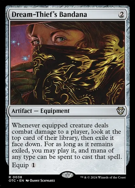 Dream-Thief's Bandana, Magic card OTC 38 — Outlaws of Thunder Junction Commander set