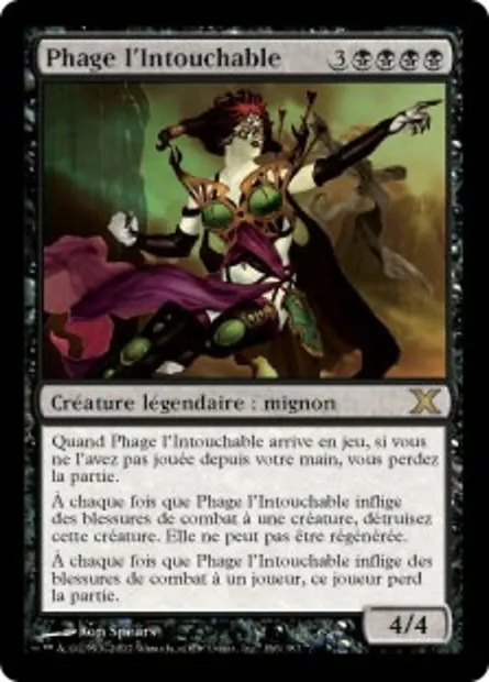 Phage l'Intouchable, carte Magic 10E 166 — extension Dixième édition