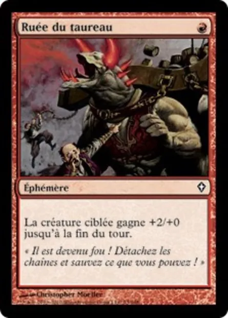 Ruée du taureau, carte Magic WWK 73 — extension Worldwake
