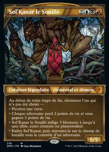 Sol'kanar le Souillé, carte Magic DMU 318 — extension Dominaria Uni