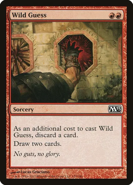 Wild Guess, Magic card M13 157 — Magic 2013 set