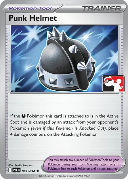 Punk Helmet, Pokémon card PPS 092 — Play! Pokémon Prize Pack Series set