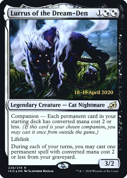 Lurrus de la Tanière des rêves, carte Magic PIKO 226s — extension Ikoria: Lair of Behemoths Promos