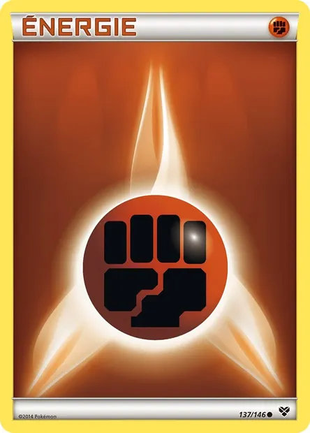 Énergie Combat, carte Pokémon XY 137 — extension XY