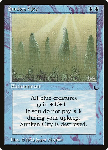 Sunken City, Magic card DRK 36 — The Dark set
