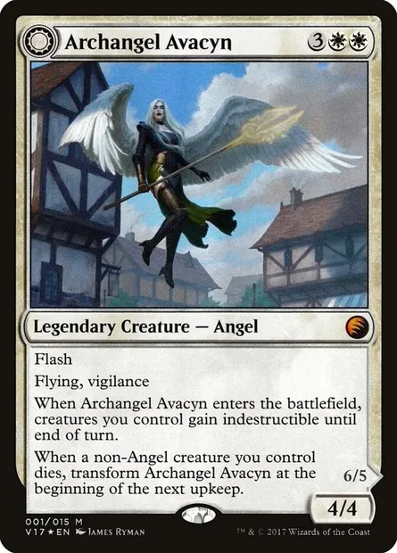 Archangel Avacyn // Avacyn, the Purifier, Magic card V17 1 — From the Vault: Transform set