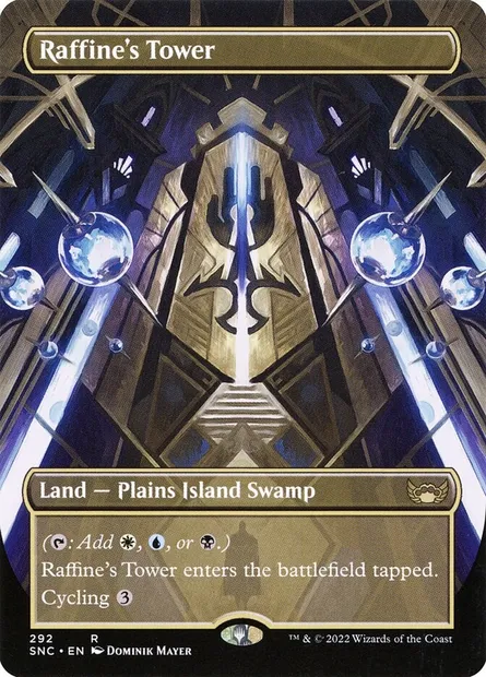 Raffine's Tower, Magic card SNC 292 — Streets of New Capenna set