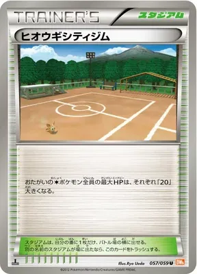 Aspertia City Gym, Pokémon card BW6B 057 — Cold Flare set