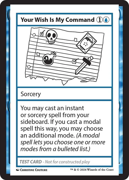 Your Wish Is My Command, Magic card MB2 540 — Mystery Booster 2 set
