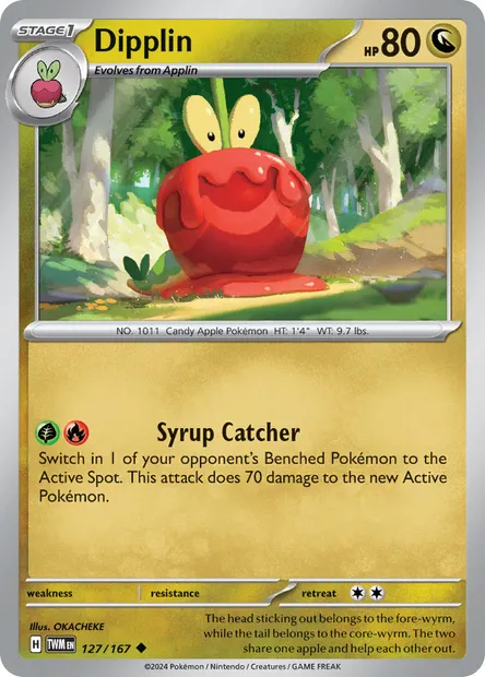 Dipplin, Pokémon card TWM 127 — Twilight Masquerade set