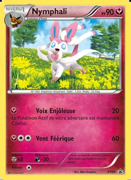 Nymphali, carte Pokémon XY 04 — extension Promo XY