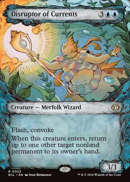 Disruptor of Currents, Magic card ECL 303 — Lorwyn Eclipsed set