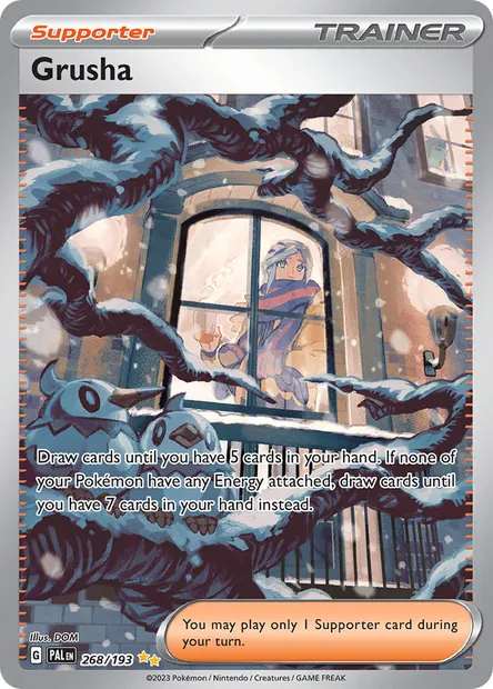 Grusha, Pokémon card PAL 268 — Paldea Evolved set