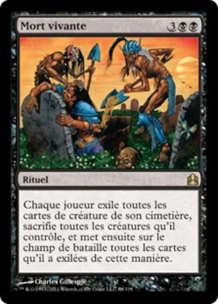 Mort vivante, carte Magic CMD 88 — extension Commander 2011