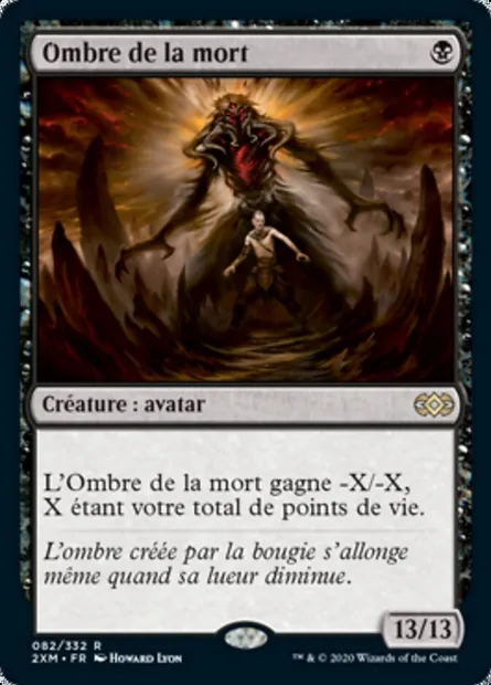 Ombre de la mort, carte Magic 2XM 82 — extension Double Masters