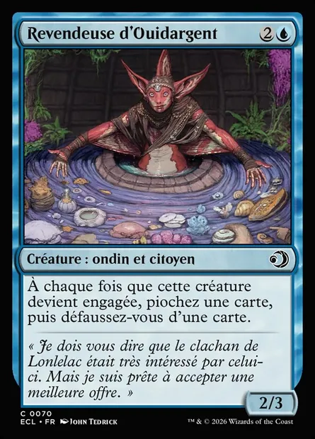 Revendeuse d'Ouidargent, carte Magic ECL 70 — extension Lorwyn Eclipsed