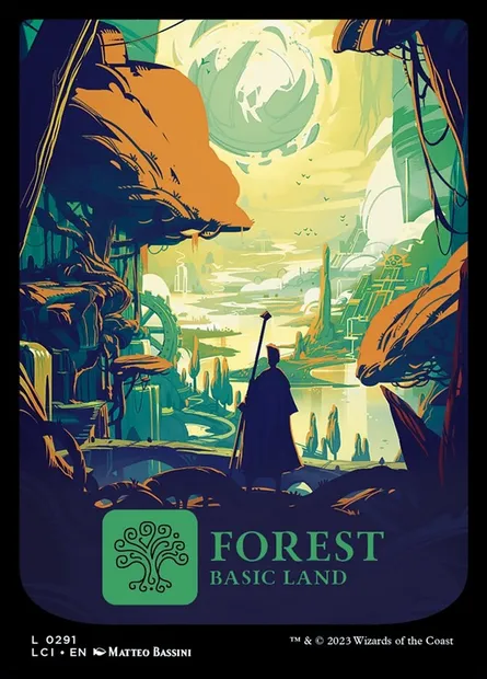 Forest, Magic card LCI 291 — The Lost Caverns of Ixalan set