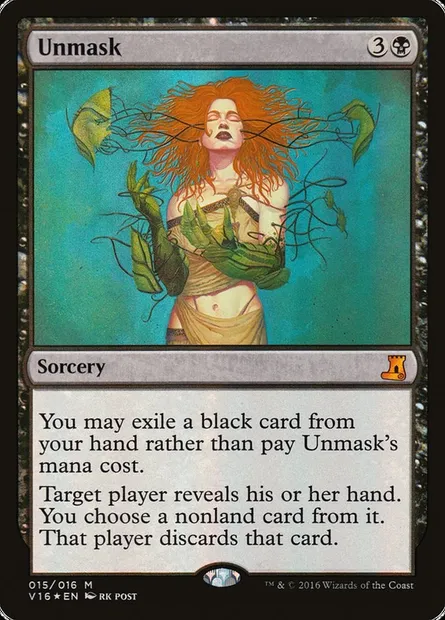 Unmask, Magic card V16 15 — From the Vault: Lore set