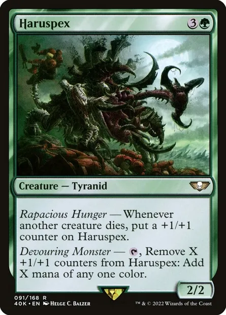 Haruspex, Magic card 40K 91 — Warhammer 40,000 Commander set
