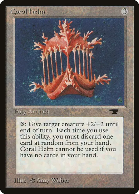 Heaume de corail, carte Magic ATQ 47 — extension Antiquities