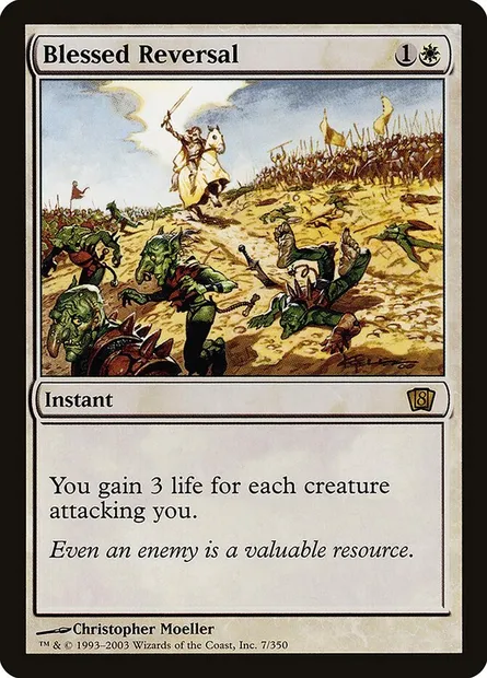 Blessed Reversal, Magic card 8ED 7★ — Eighth Edition set