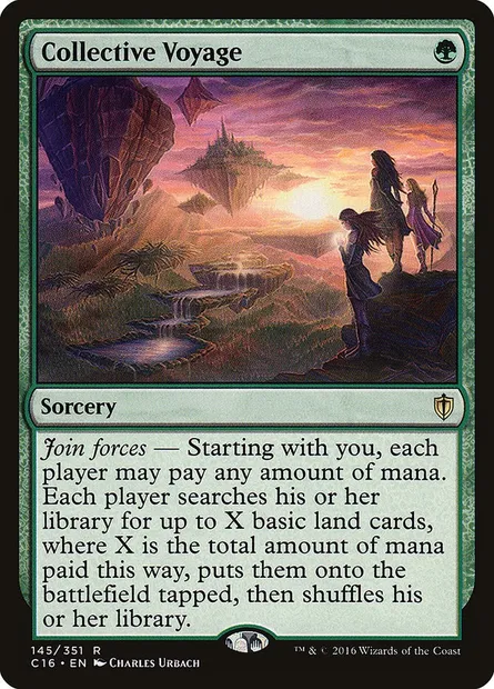 Collective Voyage, Magic card C16 145 — Commander 2016 set