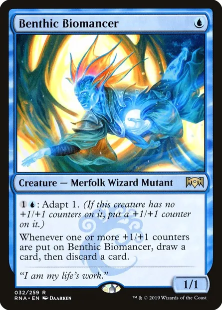 Benthic Biomancer, Magic card RNA 32 — Ravnica Allegiance set