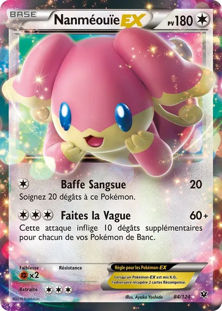 Nanméouïe EX, carte Pokémon FCO 84 — extension Impact des Destins