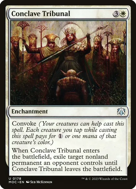 Conclave Tribunal, Magic card MOC 178 — March of the Machine Commander set