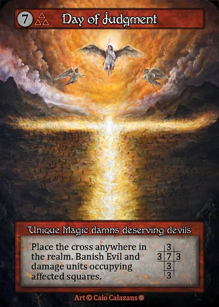 Day of Judgment, Sorcery card GOT 229 — Gothic set
