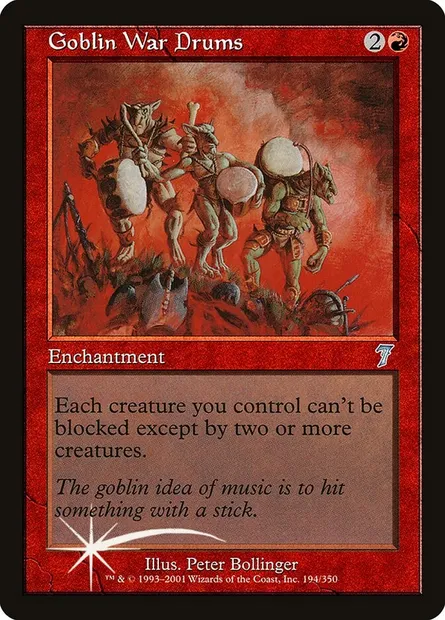 Goblin War Drums, Magic card 7ED 194★ — Seventh Edition set