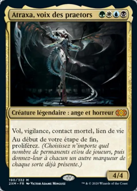 Atraxa, voix des praetors, carte Magic 2XM 190 — extension Double Masters