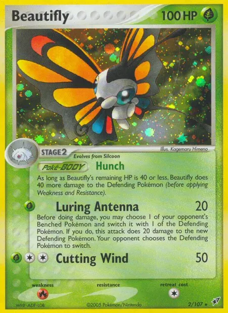 Beautifly, Pokémon card DX 2 — Deoxys set