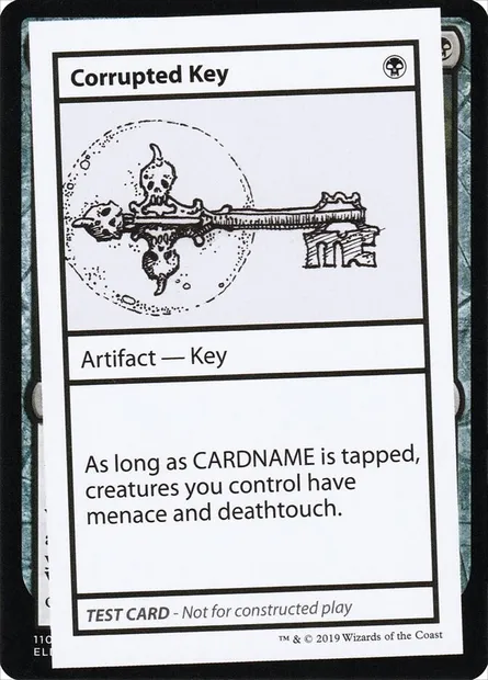 Corrupted Key, Magic card CMB2 39 — Mystery Booster Playtest Cards 2021 set