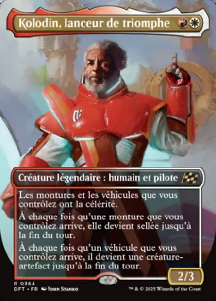 Kolodin, lanceur de triomphe, carte Magic DFT 364 — extension Aetherdrift