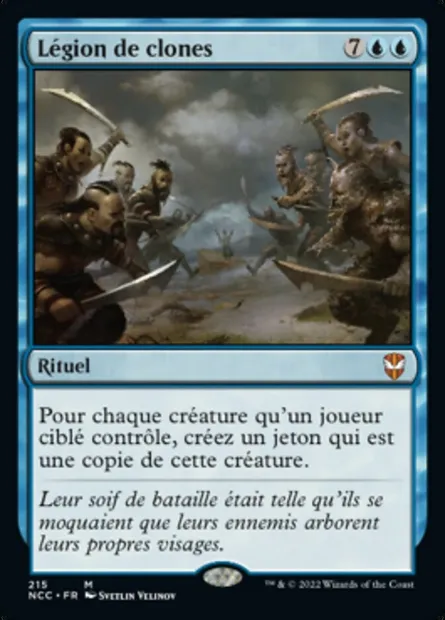 Légion de clones, carte Magic NCC 215 — extension New Capenna Commander