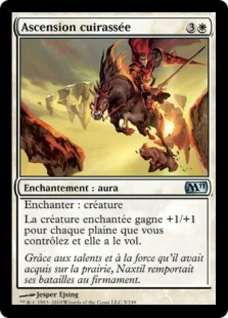 Ascension cuirassée, carte Magic M11 5 — extension Magic 2011