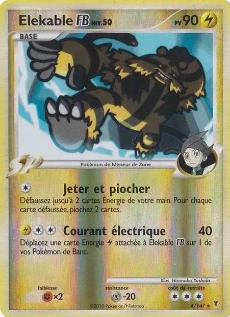Elekable FB, carte Pokémon SV 4 — extension Vainqueurs Suprêmes