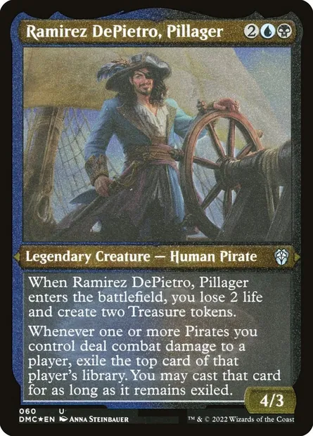 Ramirez DePietro, Pillager, Magic card DMC 60 — Dominaria United Commander set