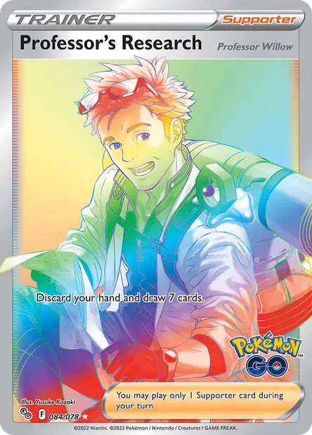 Professor's Research, Pokémon card PGO 084 — Pokémon GO set