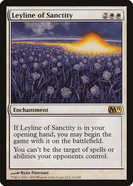 Leyline of Sanctity, Magic card M11 21 — Magic 2011 set