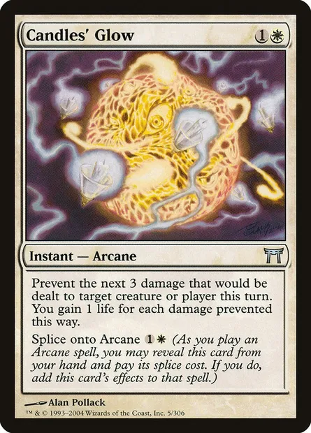 Candles' Glow, Magic card CHK 5 — Champions of Kamigawa set