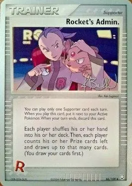Admin Rocket, carte Pokémon WCD06 086-2 — extension World Championship Decks 2006