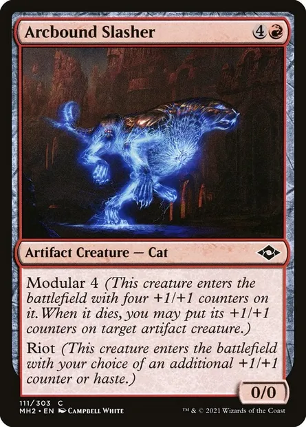 Arcbound Slasher, Magic card MH2 111 — Modern Horizons 2 set