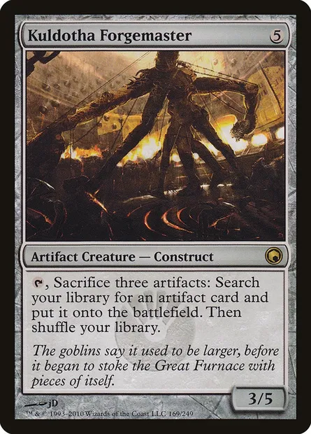 Kuldotha Forgemaster, Magic card SOM 169 — Scars of Mirrodin set