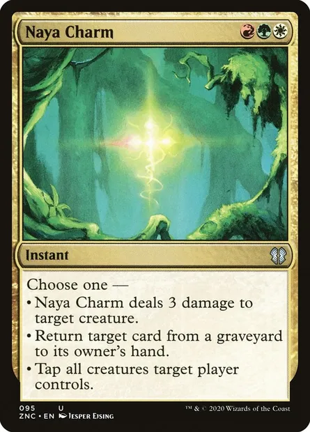 Naya Charm, Magic card ZNC 95 — Zendikar Rising Commander set
