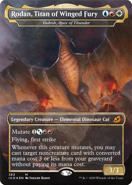 Vadrok, Zénith du tonnerre, carte Magic IKO 383 — extension Ikoria: Lair of Behemoths