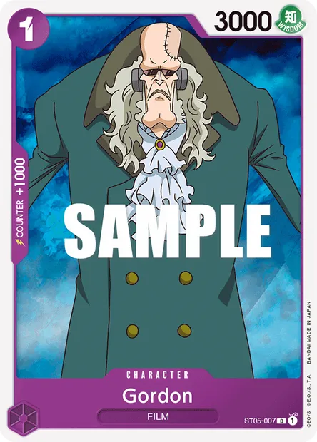 Gordon, carte One Piece ST05-007 — extension ONE PIECE FILM edition